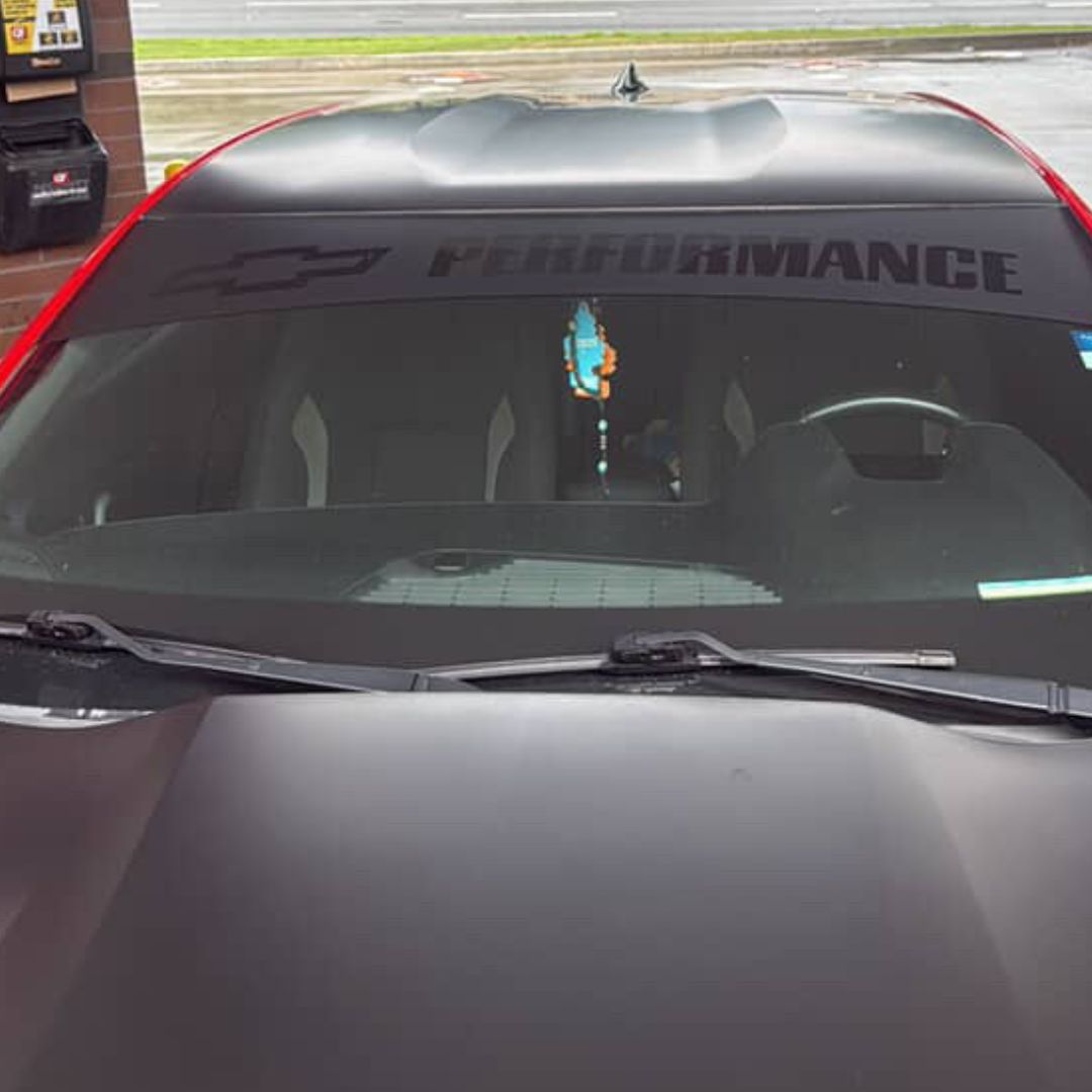Chevy performance windshield banner- decal sticker