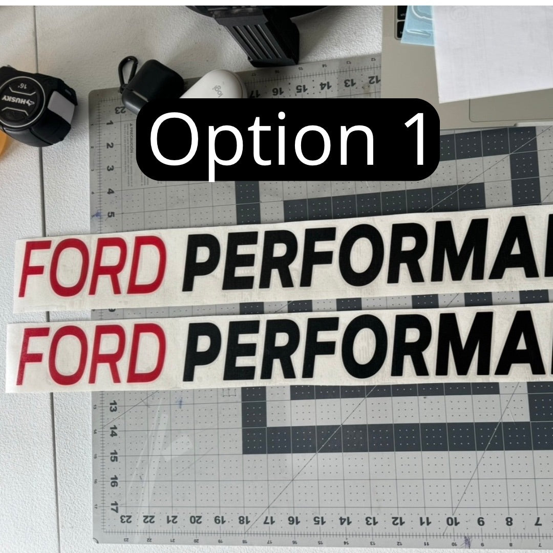 Ford performance decal