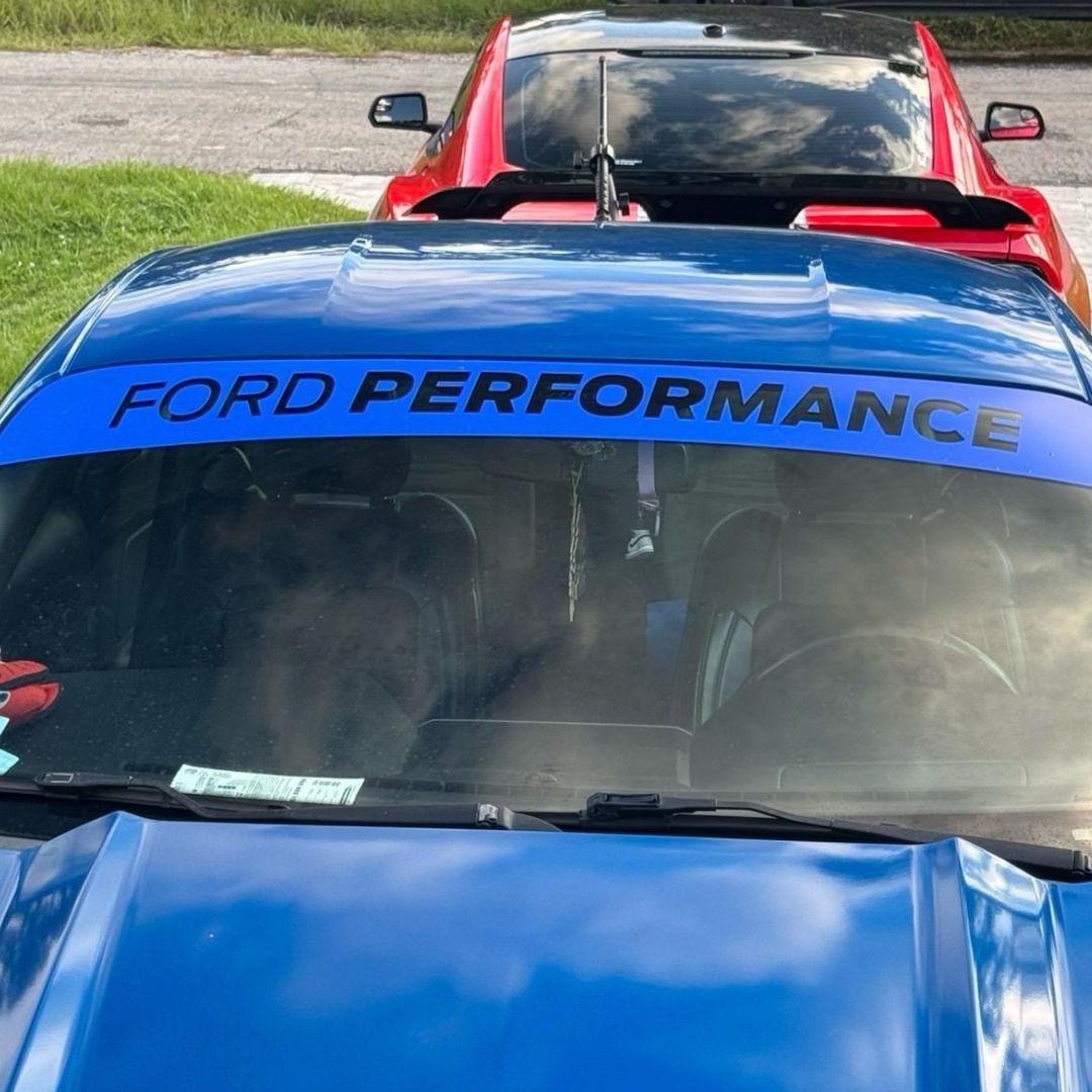 performance windshield banner