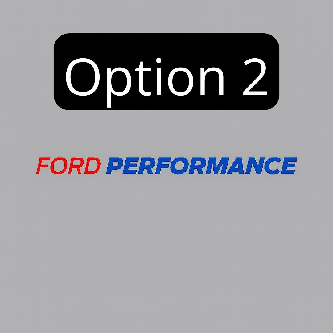Ford performance decal