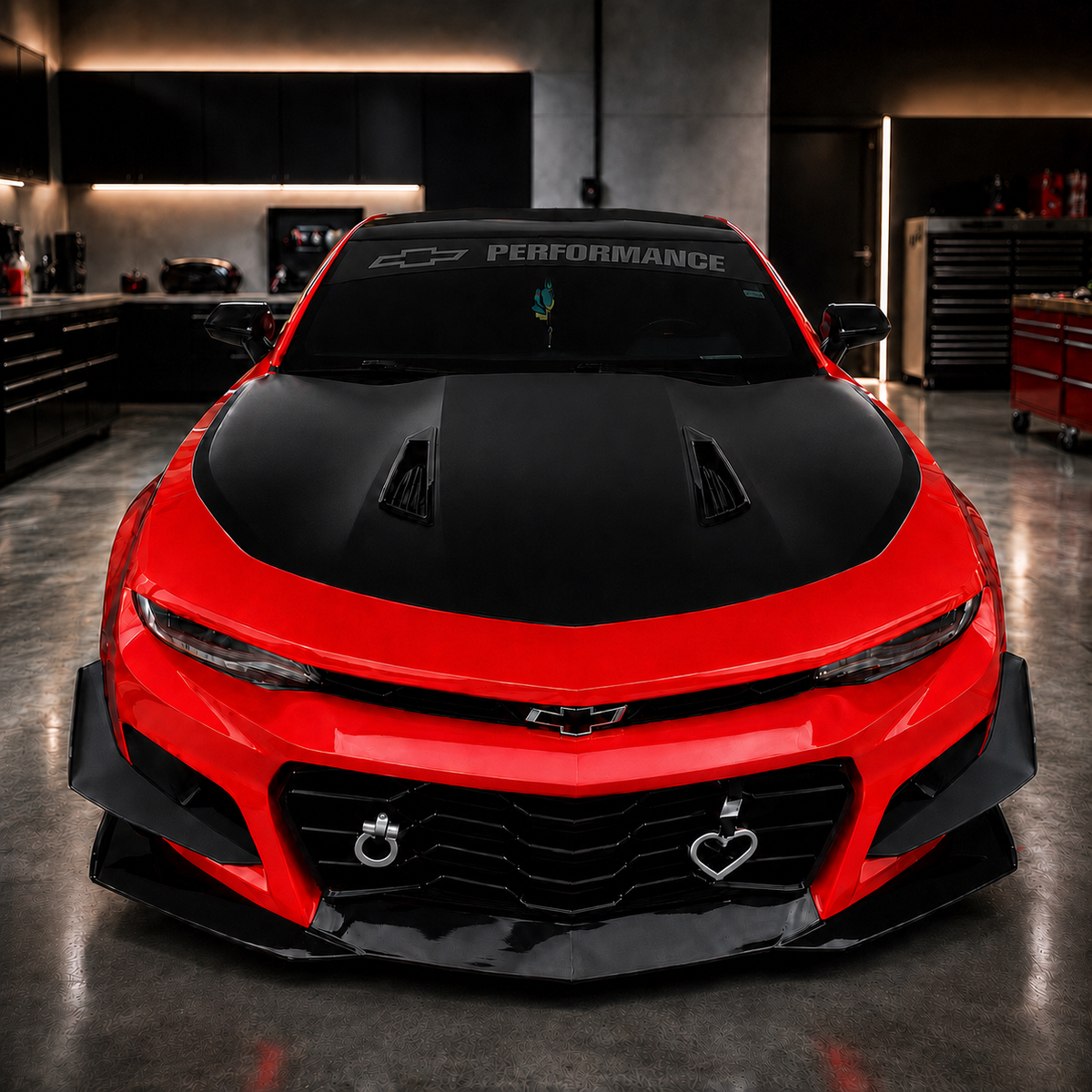 Chevrolet Performance Windshield Banner Decal.