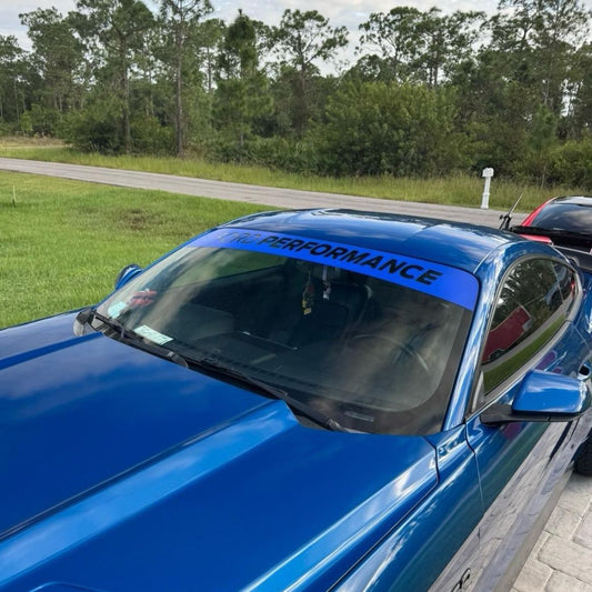 performance windshield banner