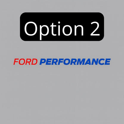 Ford performance decal