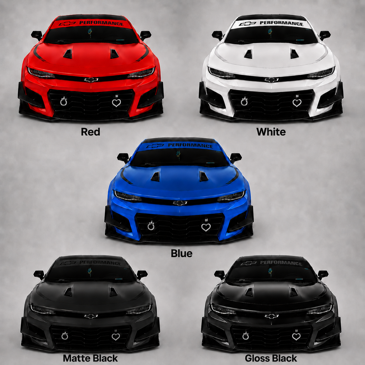 Chevrolet Performance Windshield Banner Decal.