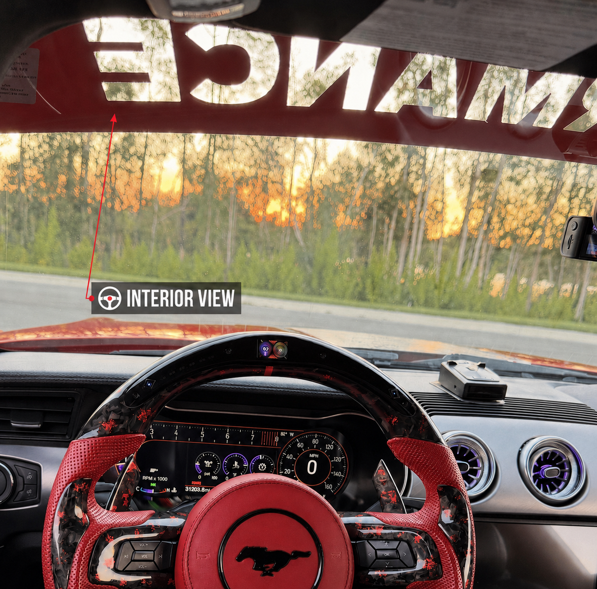 Ford Performance Windshield Banner Decal.